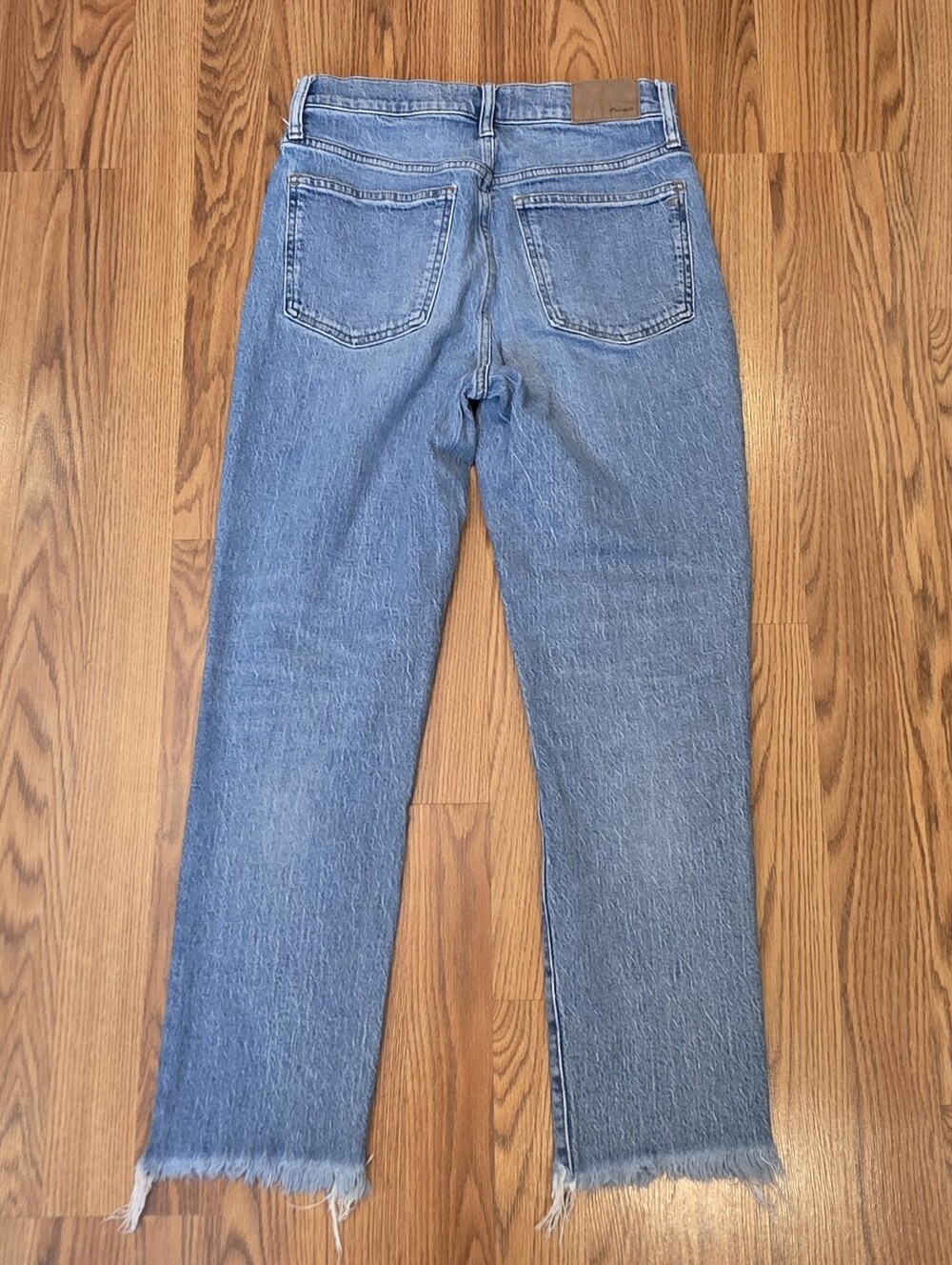 Madewell The Perfect Vintage Jean Women's Size 28 High Rise Frayed Raw Jeans - Picture 10 of 13